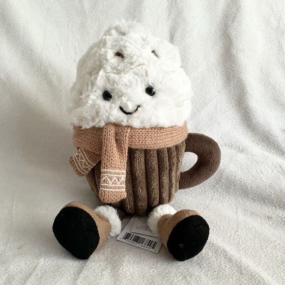 Jellycat Ski Club Exclusive Amuseables Scarffles Hot Chocolate LA Grove 2025 - Picture 1 of 5